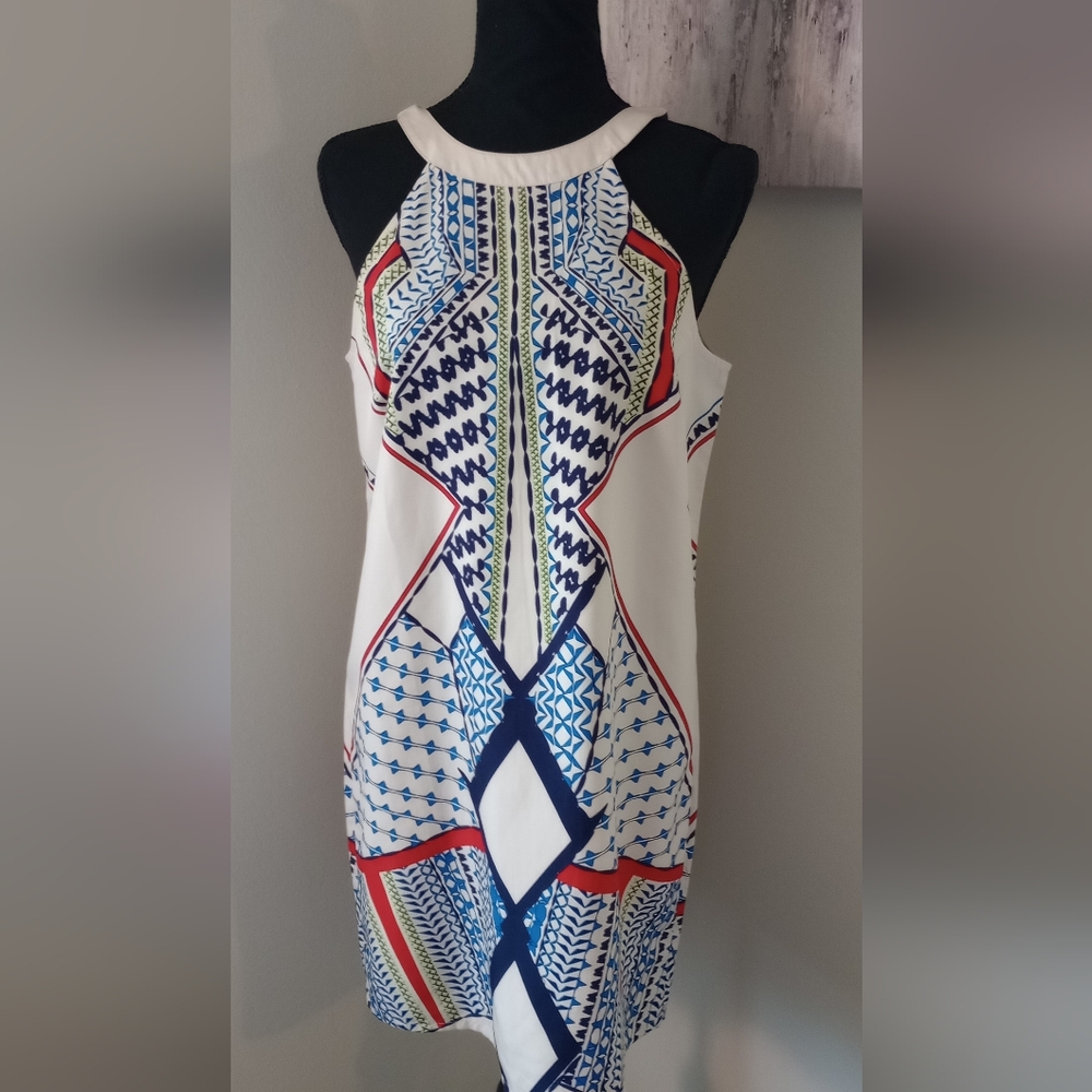 🍒Venus Dress Sz S Geo Print